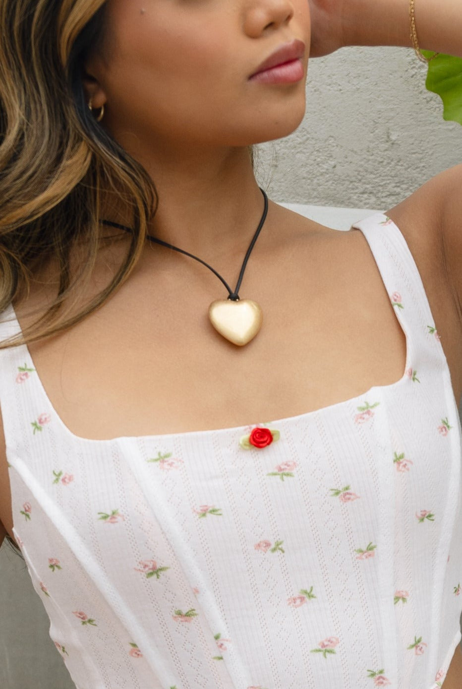 Heart Cord Necklace