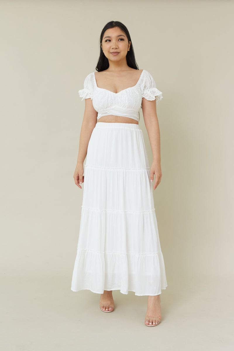 Lily Tiered Maxi Skirt