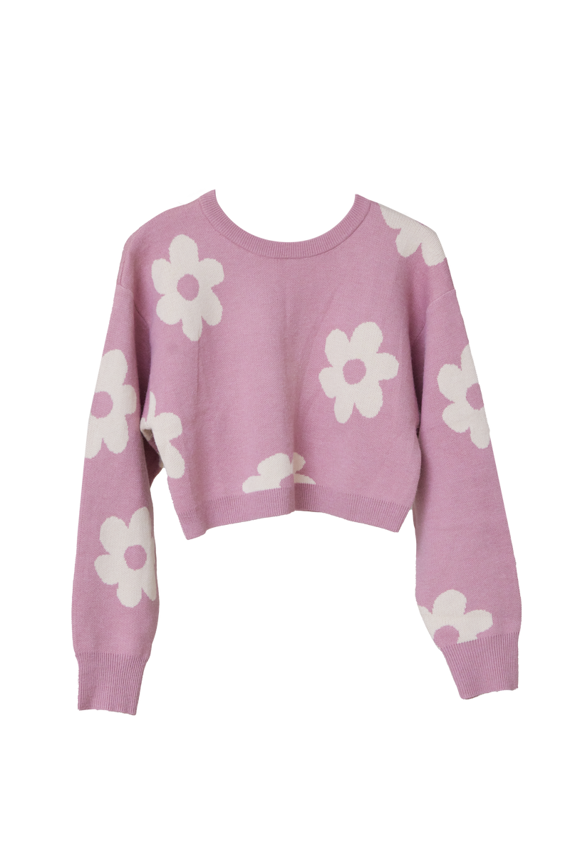 Farm Fresh Sweater - Pink