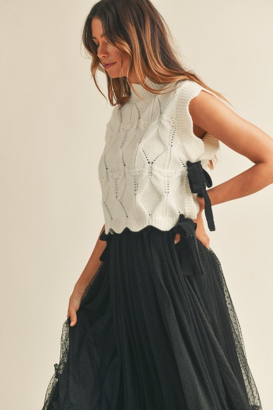 Wishlist Vest - White - Sample