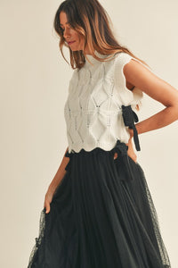 Wishlist Vest - White - Sample