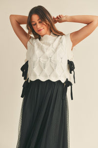 Wishlist Vest - White - Sample