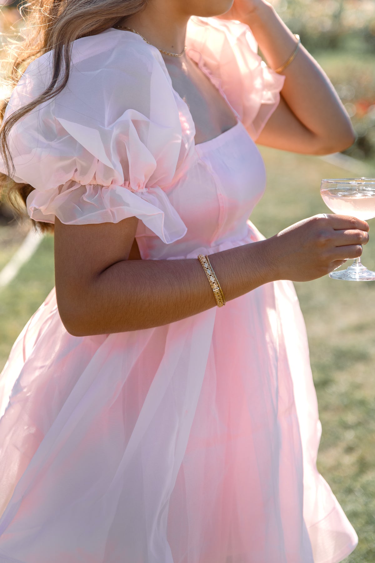 Pink Babydoll Dress -  New Zealand