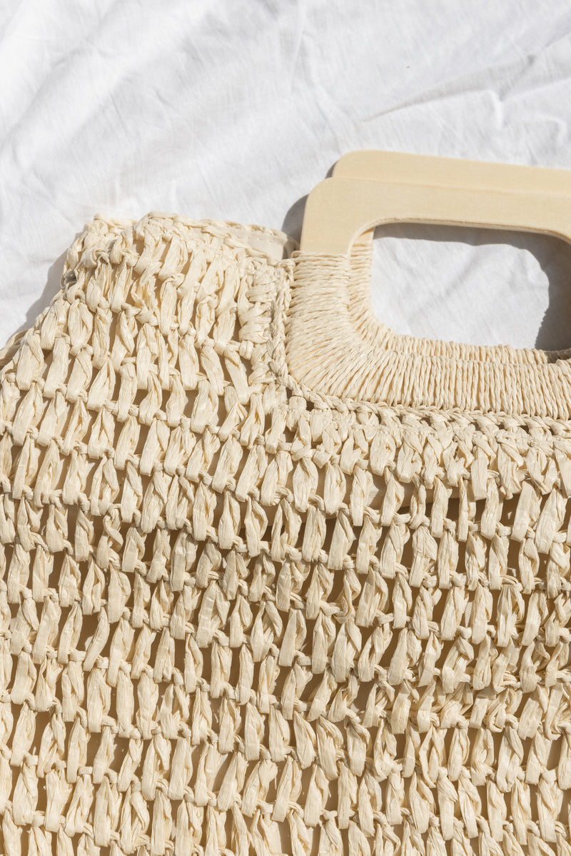 Oversized Straw Tote