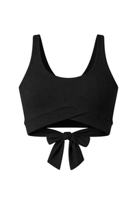Bow Back Bralette - Black