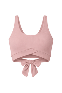 Bow Back Bralette - Rose