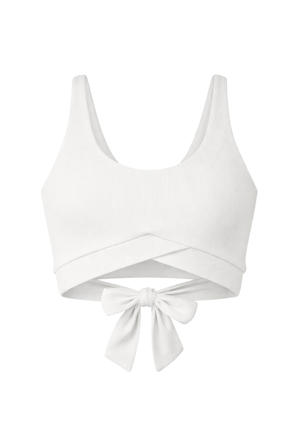 Bow Back Bralette - White
