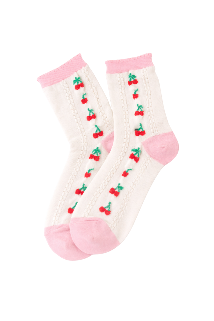 Cherry Kiss Socks