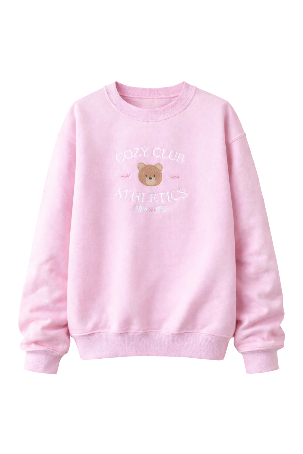 Cozy Club Athletic Crewneck Sweater