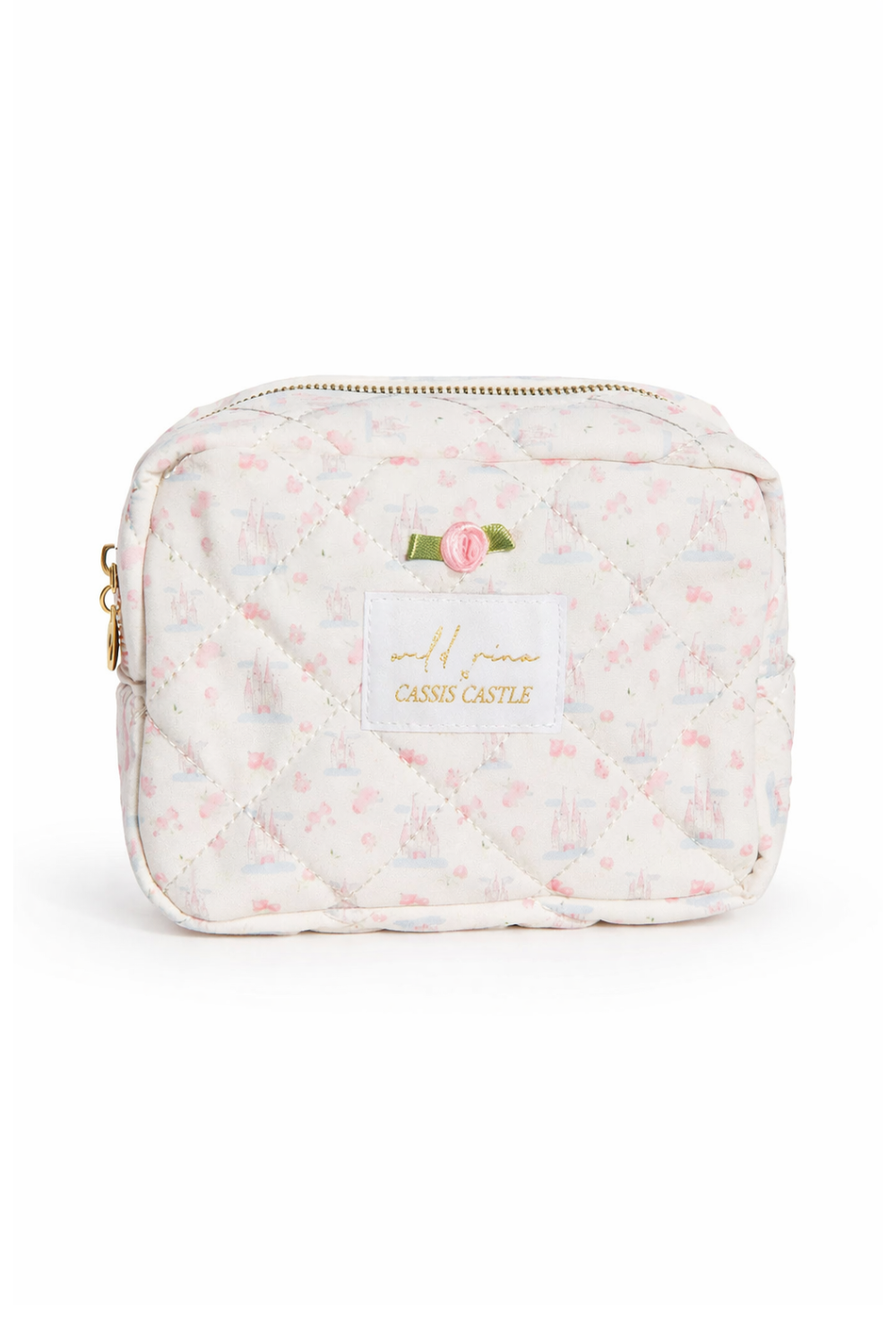 blueis travel cosmetic bag case heart print makeup Fantasy Cosmetic Bag