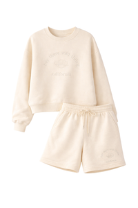 Hey There Wild Thing Sweat Set - Monochrome