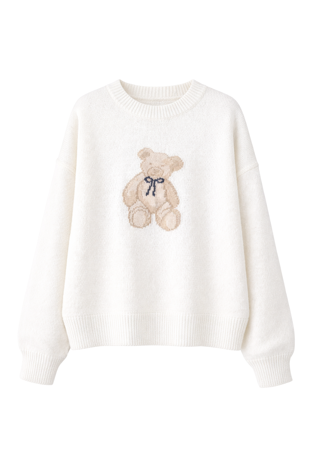Honey Bear Hug Sweater - Cream