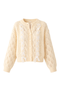 Lover’s Lace Cardigan - Yellow
