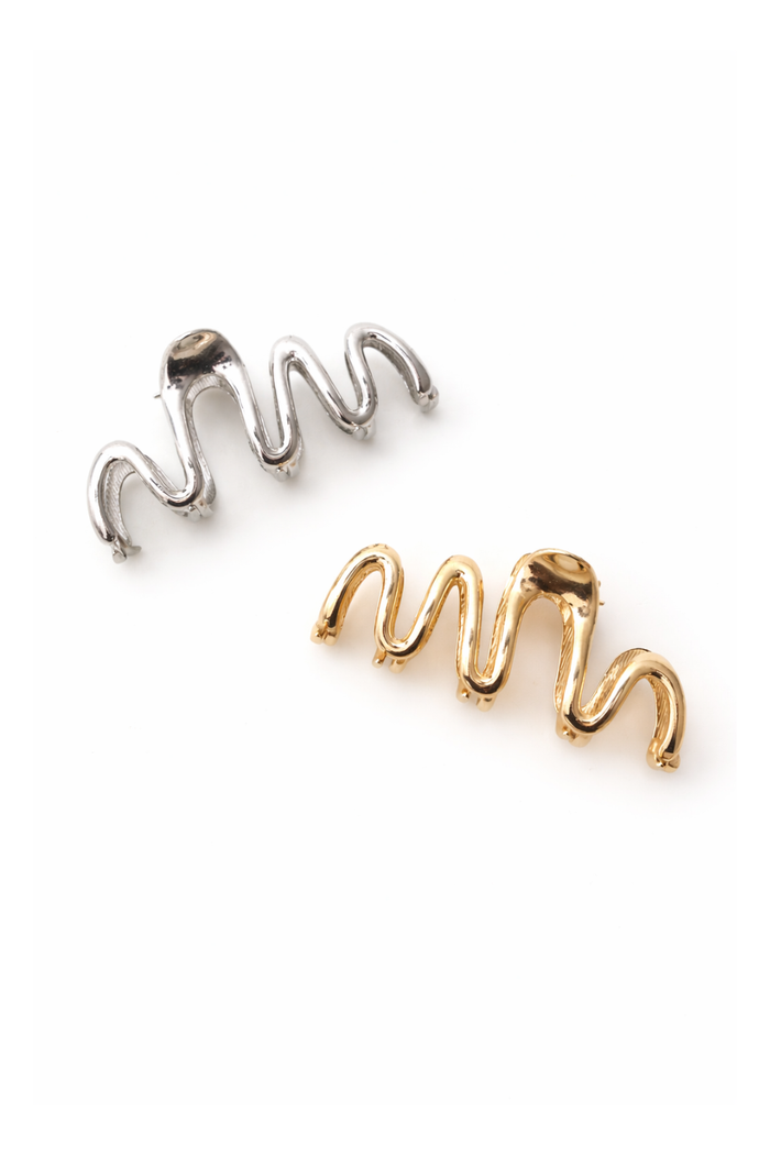 Metal Wave Hair Claw