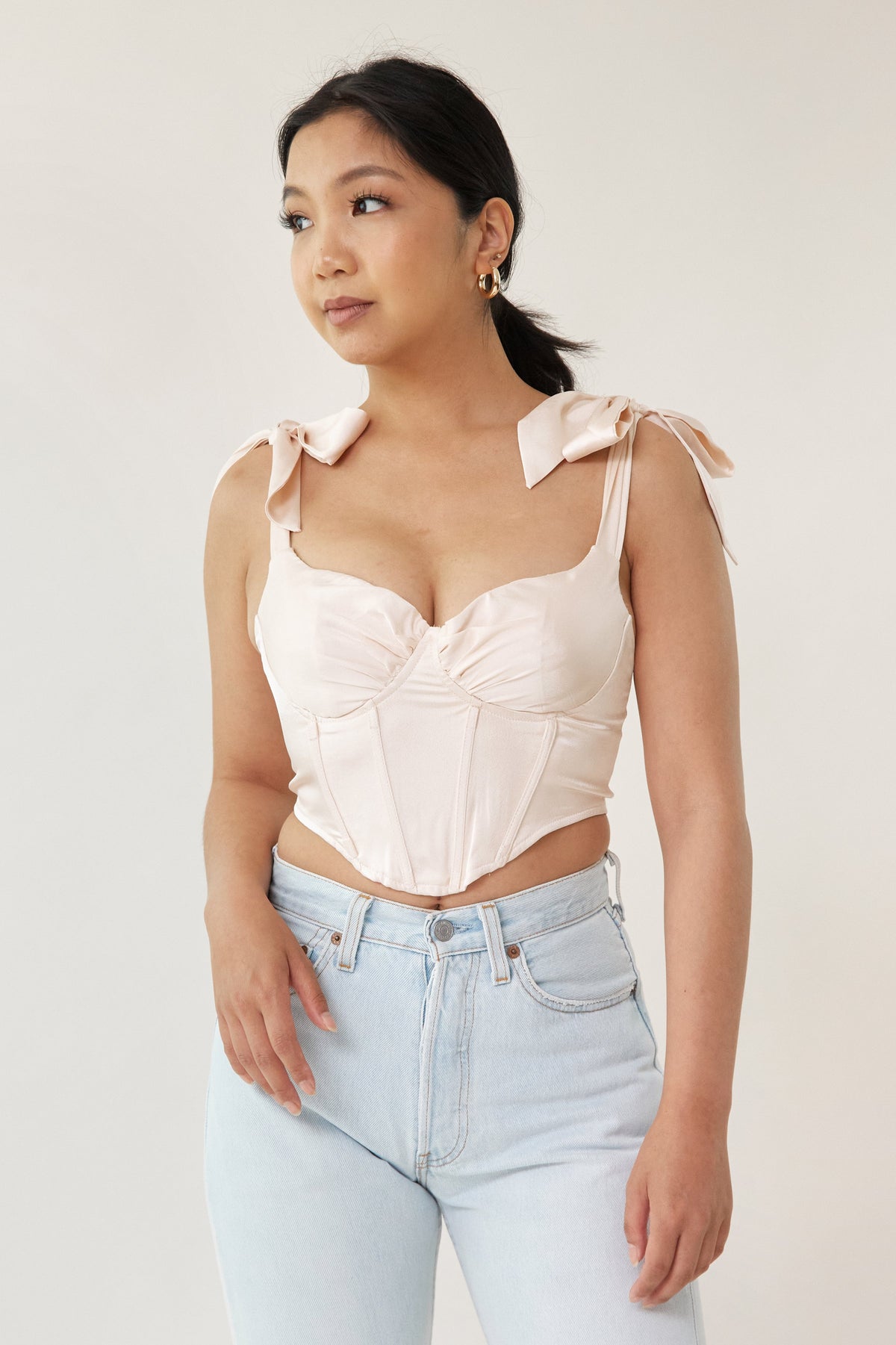Lusting Corset Top - Soft Pink