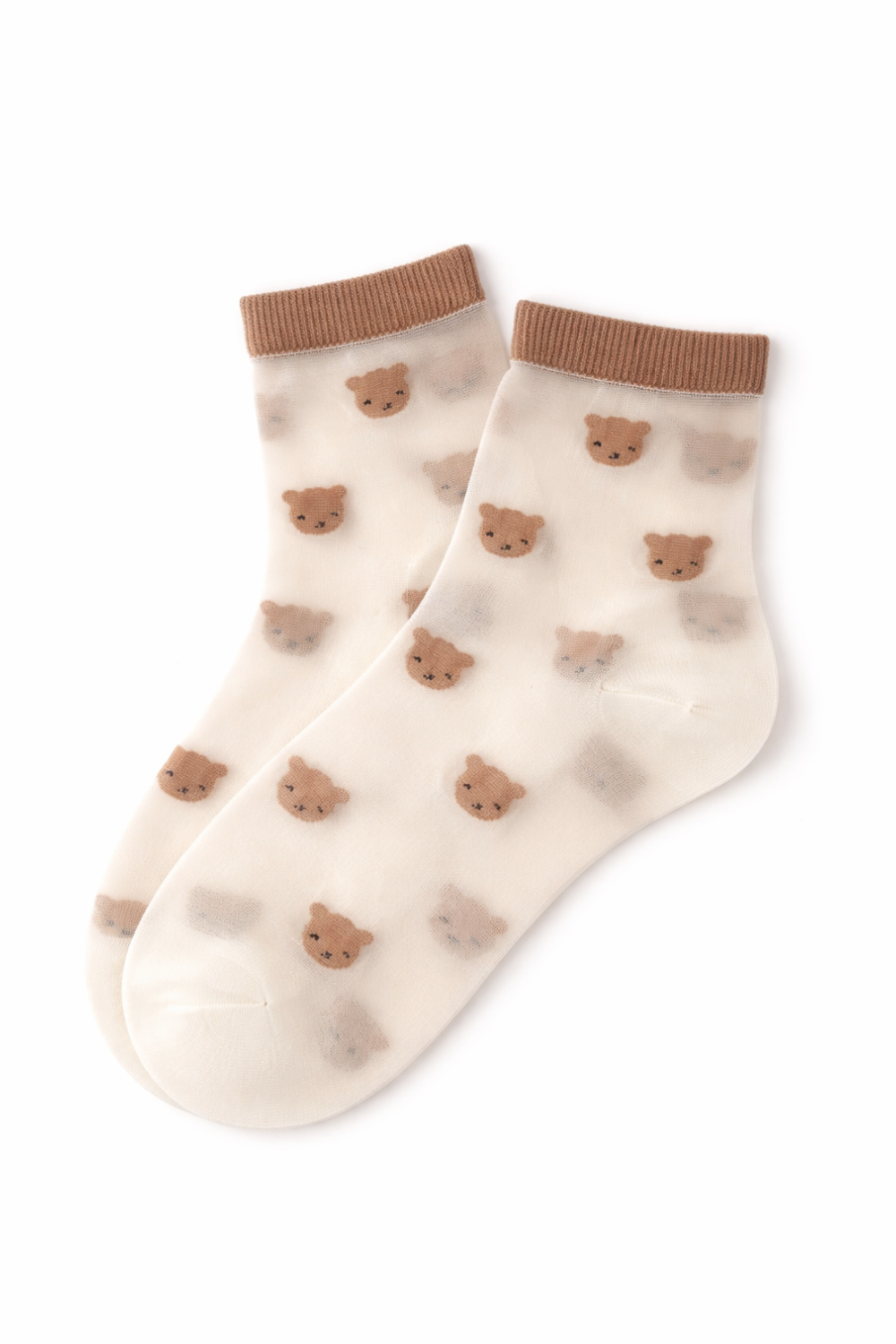 Sheer Bear Socks
