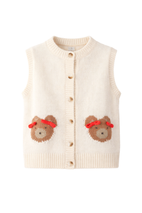 Snuggle Bear Knit Vest