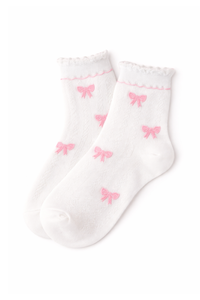 Bow Pattern Socks