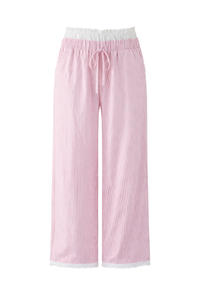 Vienna Stripe Pants - Red