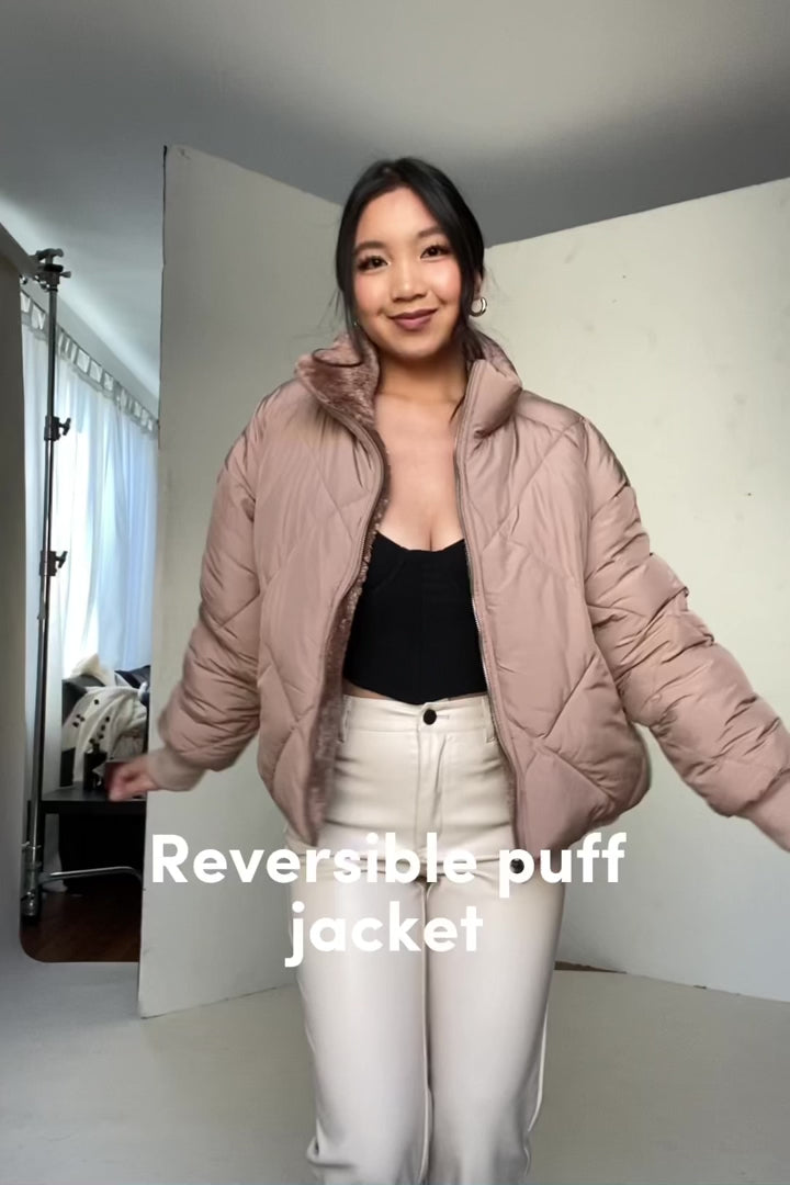 Reversible Puff Jacket - Coco
