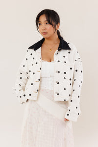 Dottie Polka Dot Utility Jacket