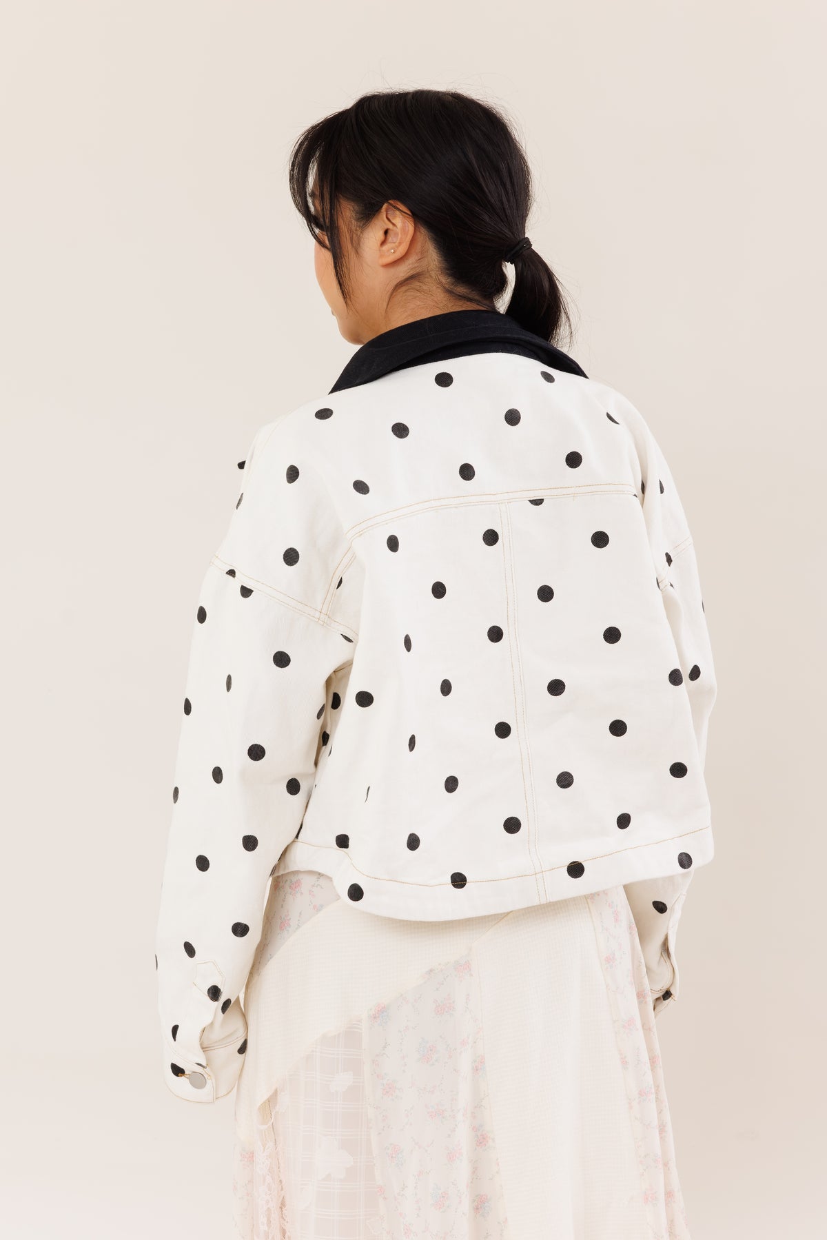 Dottie Polka Dot Utility Jacket
