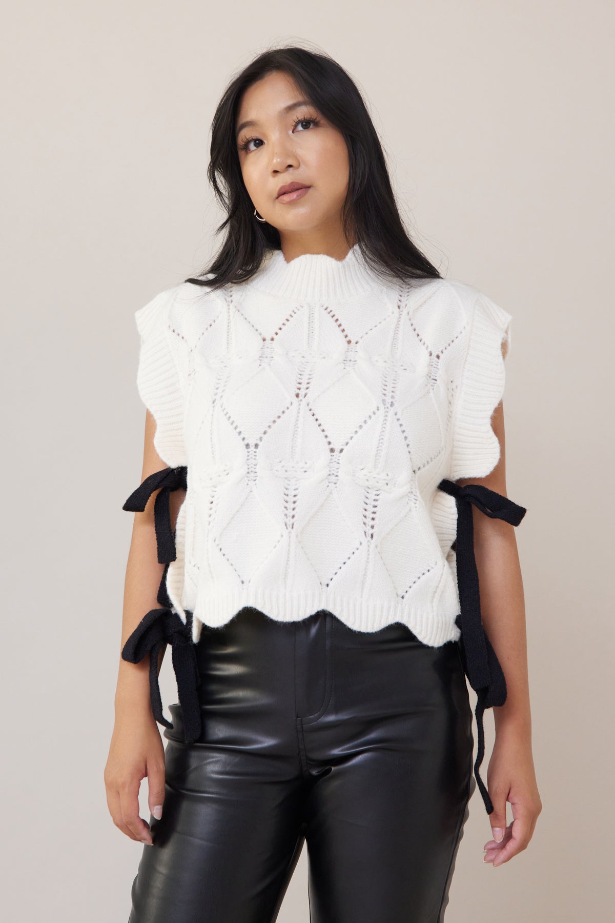 Wishlist Vest - White - Sample