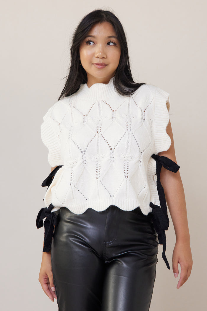 Wishlist Vest - White - Sample
