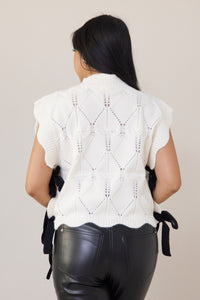 Wishlist Vest - White - Sample