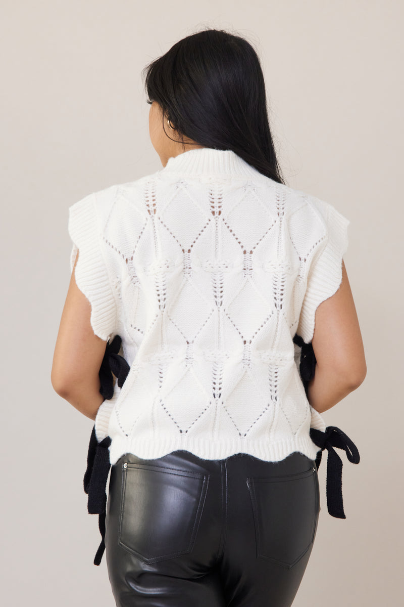 Wishlist Vest - White - Sample