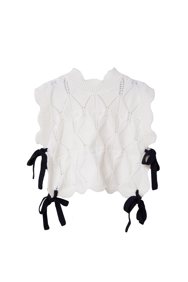 Wishlist Vest - White - Sample