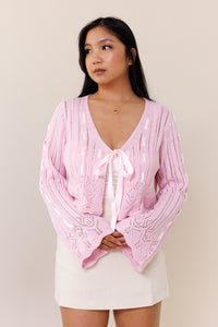 Last Love Cardigan - Pink