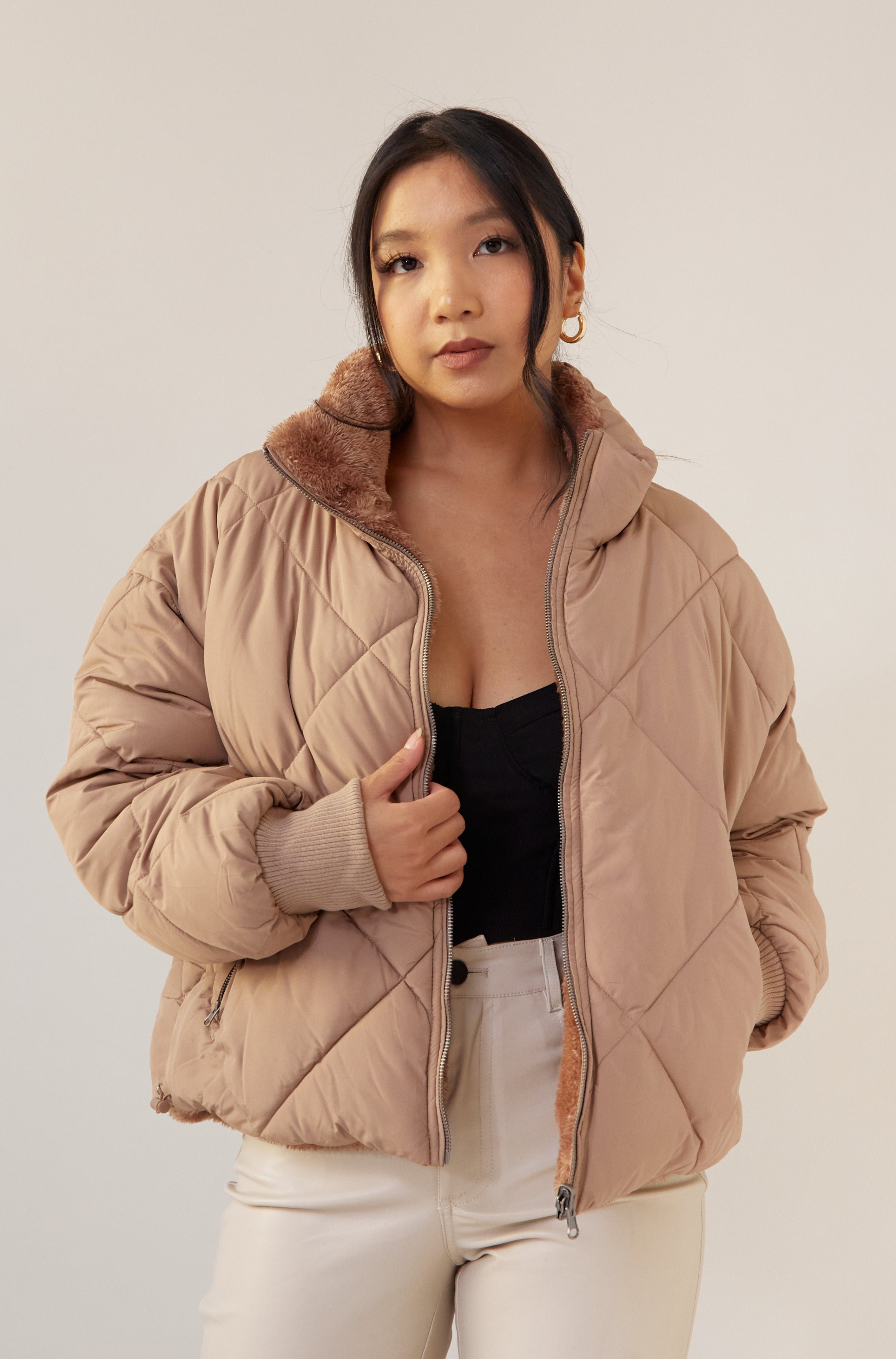 Reversible Puff Jacket - Coco