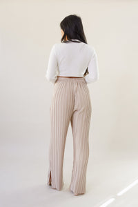 Lucky You Plisse Pants - Gold