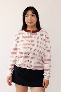 Think Pink Striped Sweater