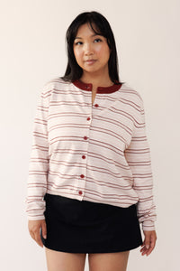 Think Pink Striped Sweater