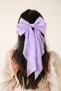 Hair Bow - Lavender