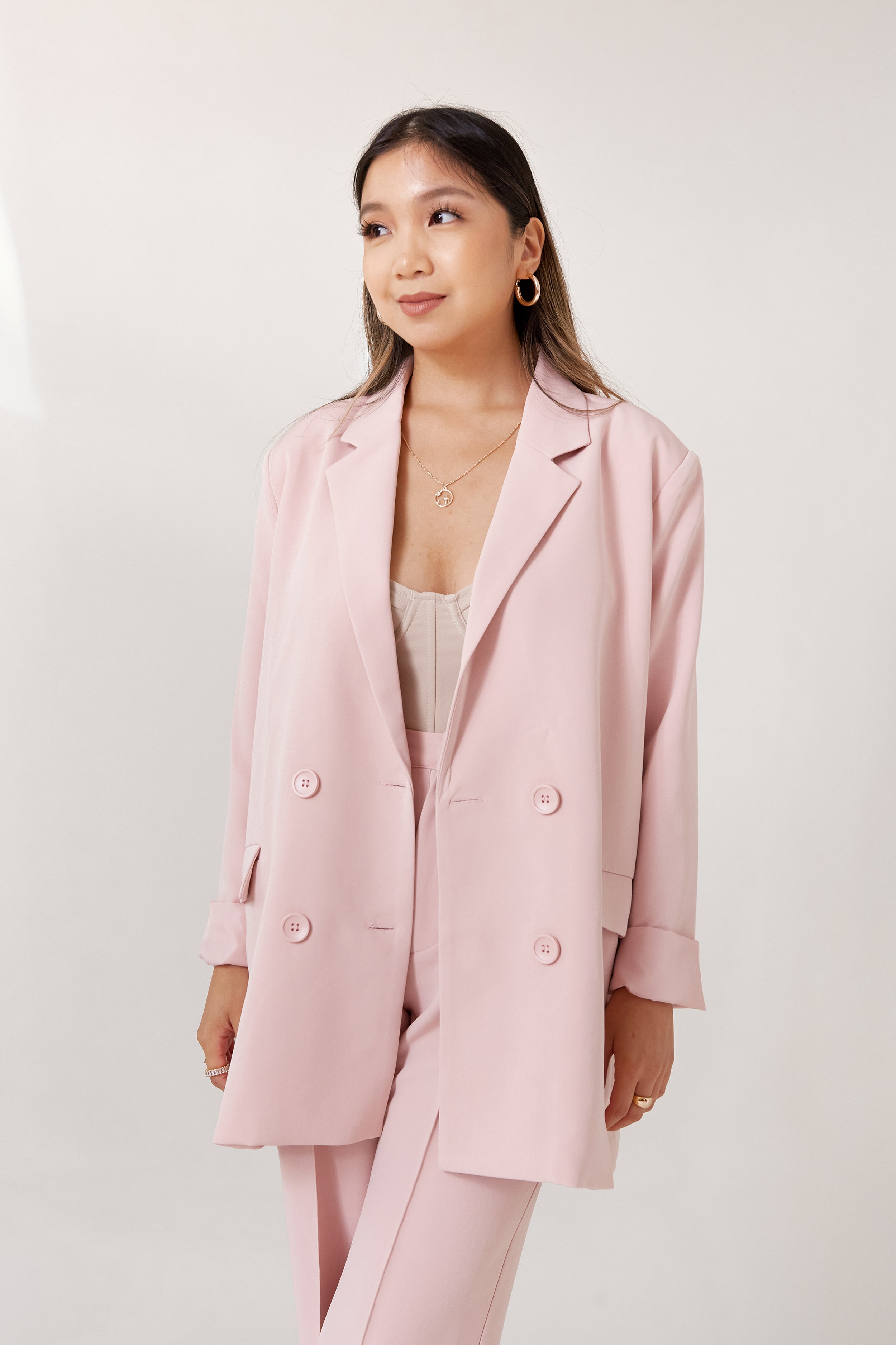 COMPTOIR DES COTONNIERS ピンクジャケット Downtown Blazer - Pink – Wild Rina