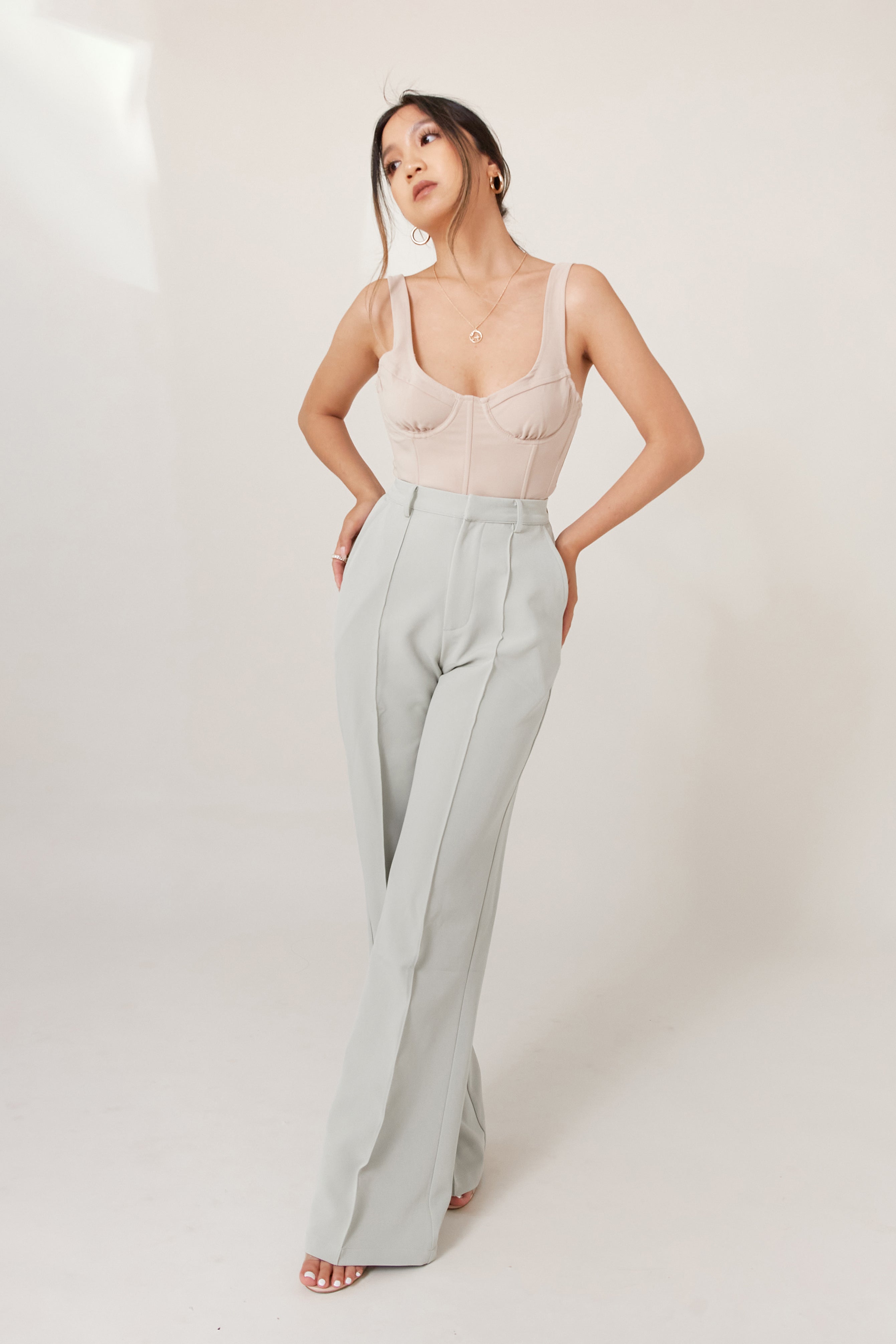 Downtown Trousers - Sage – Wild Rina