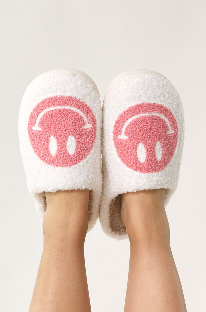 Happy Feet Slippers - Pink