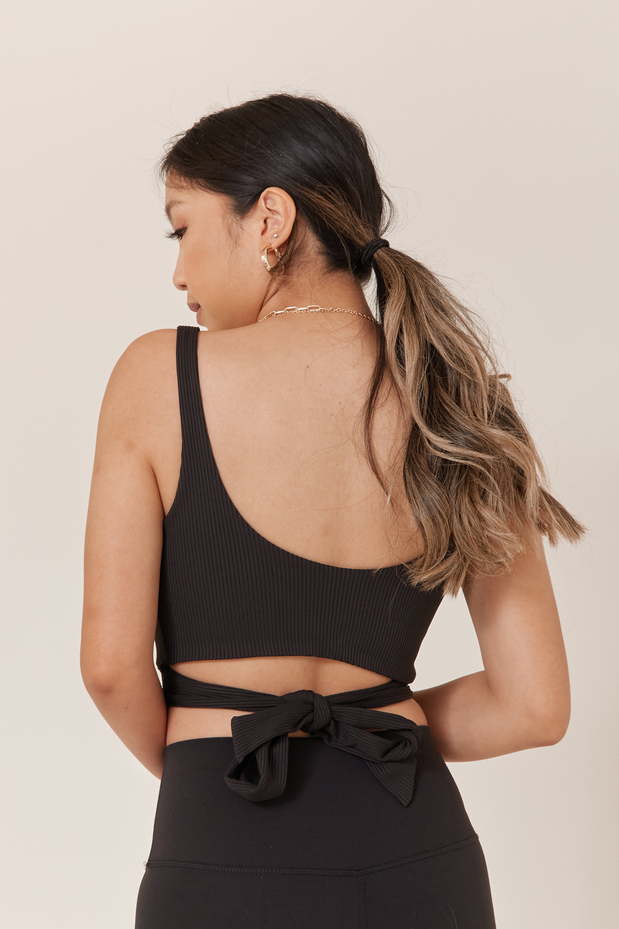 Black bow sales bralette