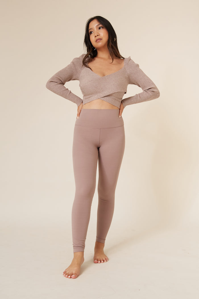 Butter Leggings - Pink Clay