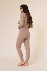 Butter Leggings - Pink Clay