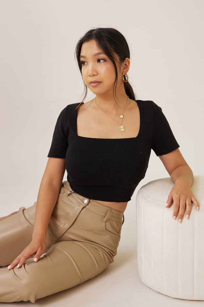 Daylight Knit Top - Black